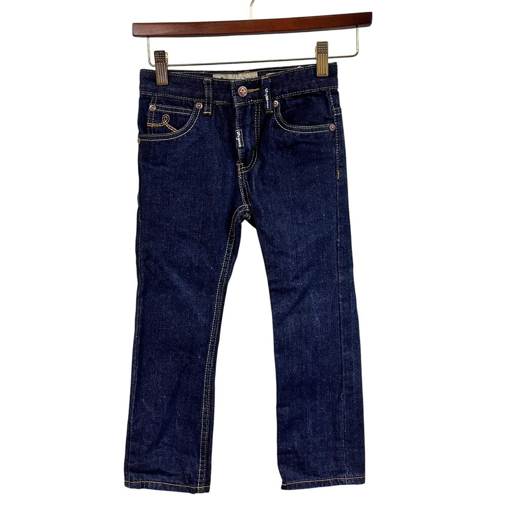 Kid's Lifted research group LRgeans skinny fit dark wash boys denim sz 6